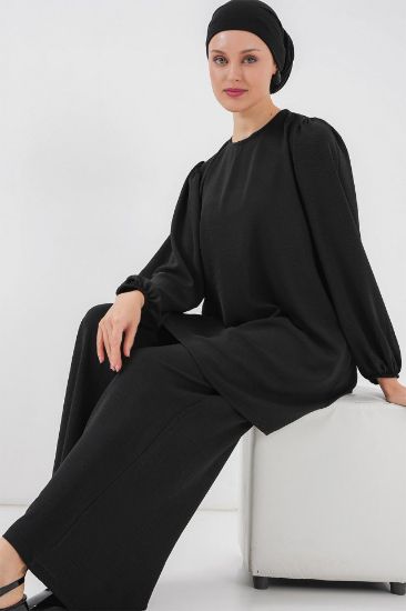 Ayrobin Tunik Pantolon Alt Üst Takım 6712 - Siyah resmi